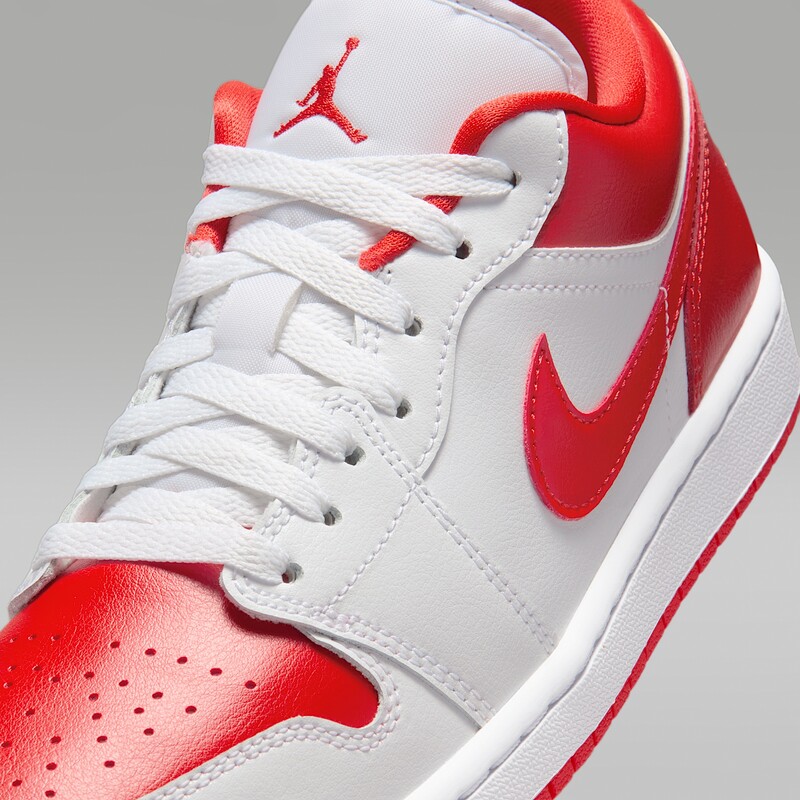 Air Jordan 1 Low "White/Chile Red" | DC0774-110