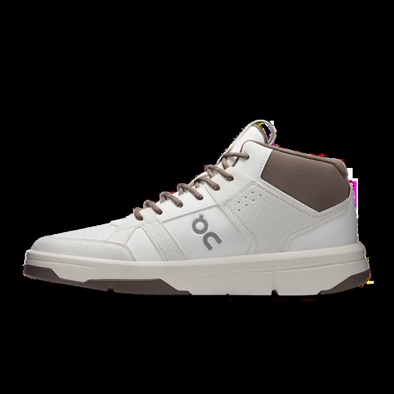 On THE ROGER Clubhouse Mid "Ivory/Ash" | 3MF30614895
