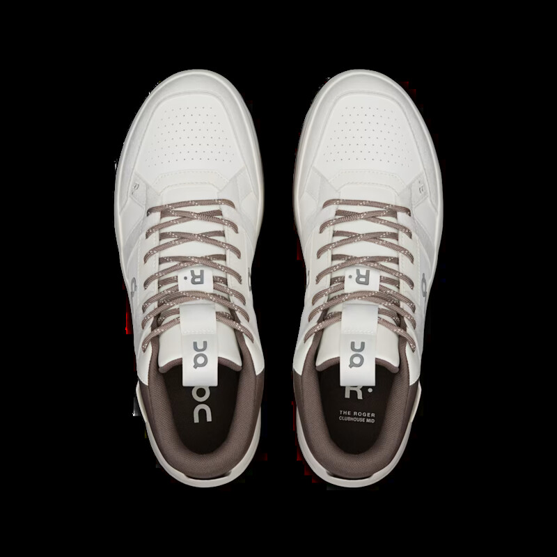 On THE ROGER Clubhouse Mid "Ivory/Ash" | 3MF30614895