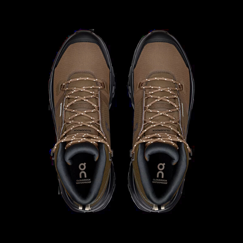 On Cloudrock Mid Waterproof "Earth/Black" | 3MF10164228