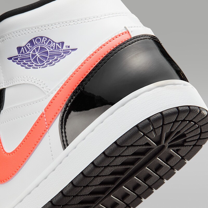 Air Jordan 1 Mid "Court Purple/Bright Mango" | IQ9387-010 Air Jordan 1 Mid "Court Purple/Bright Mango" | IQ9387-010