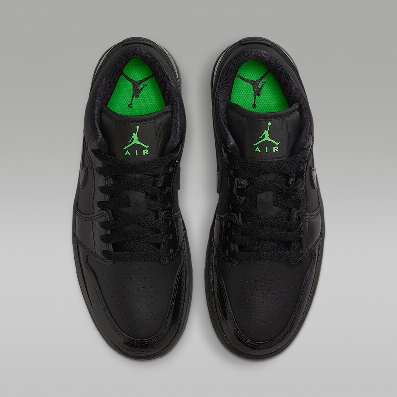 Air Jordan 1 Low SE "Black/Scream Green" | IQ9701-010