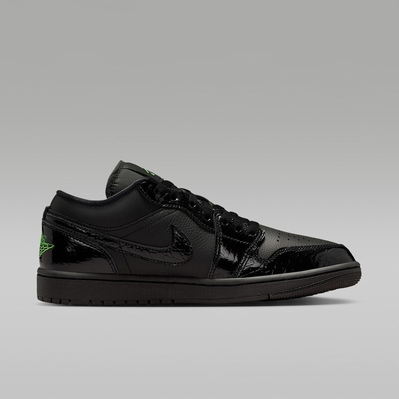 Air Jordan 1 Low SE "Black/Scream Green" | IQ9701-010