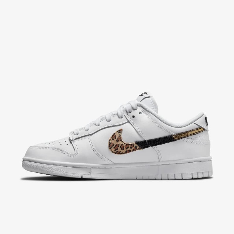 Nike Dunk Low Animal Swoosh White | DD7099-100