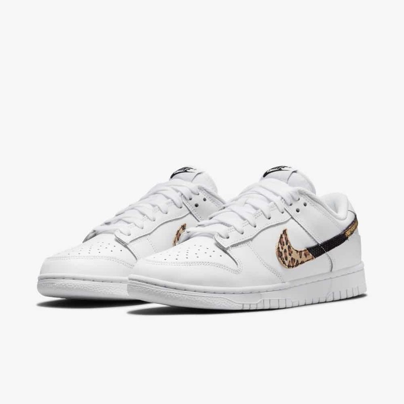 Nike Dunk Low Animal Swoosh White | DD7099-100