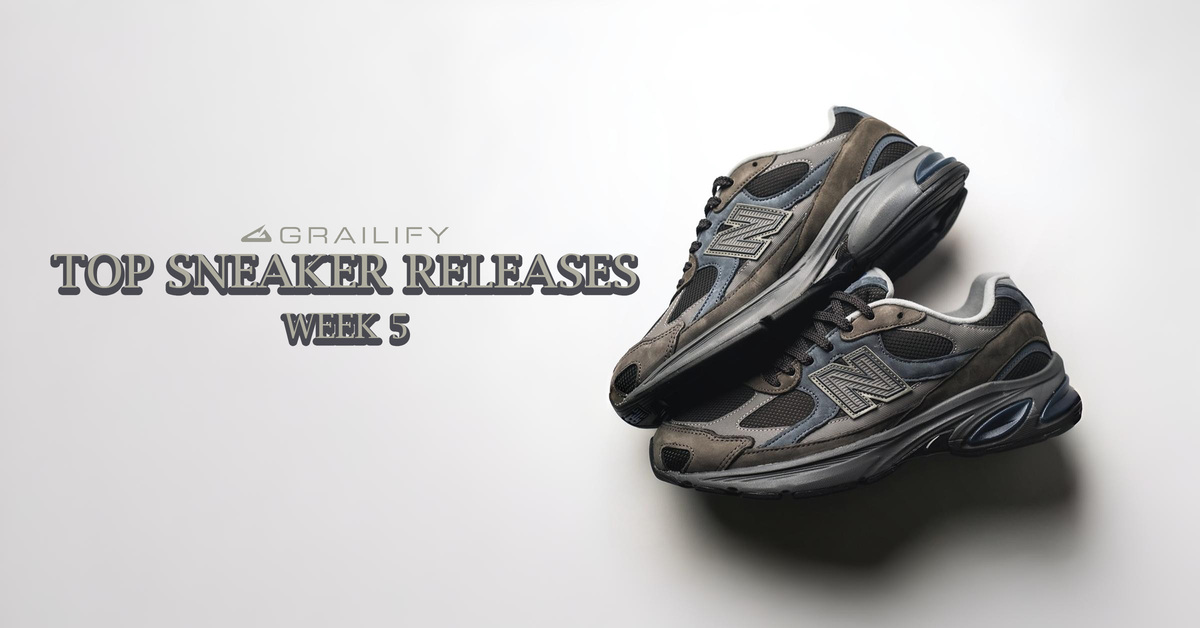 TOP SNEAKER RELEASES WEEK 5