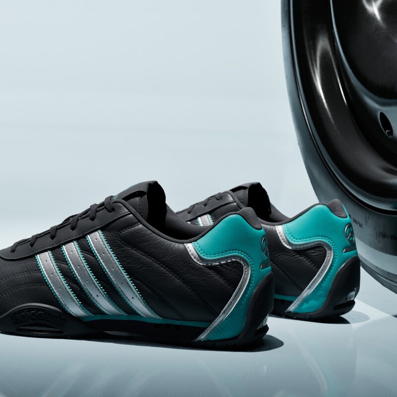 Mercedes AMG x adidas Adiracer Lo "Petronas F1 Team Black/Mint" | KJ1188