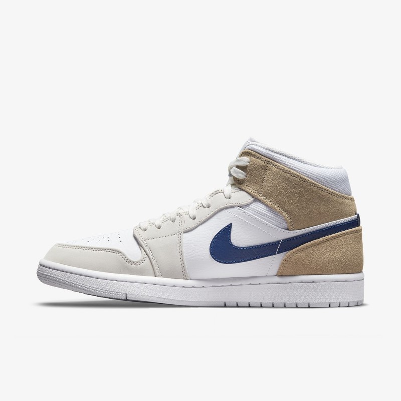 Air Jordan 1 Mid Tan/Navy | DO6726-100