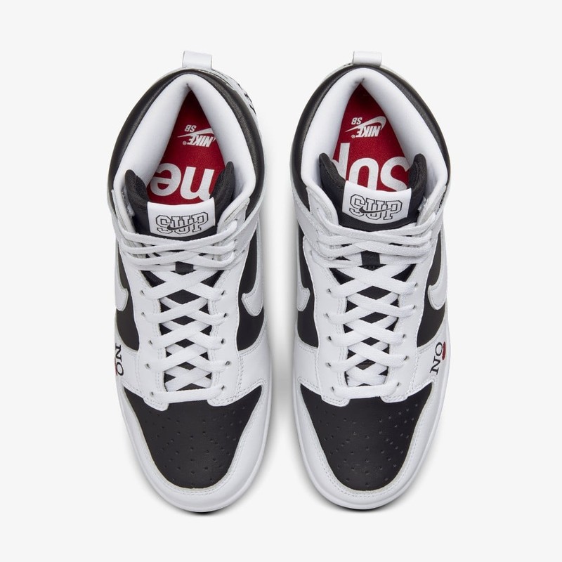 Supreme x Nike SB Dunk High White By Any Means | DN3741-002