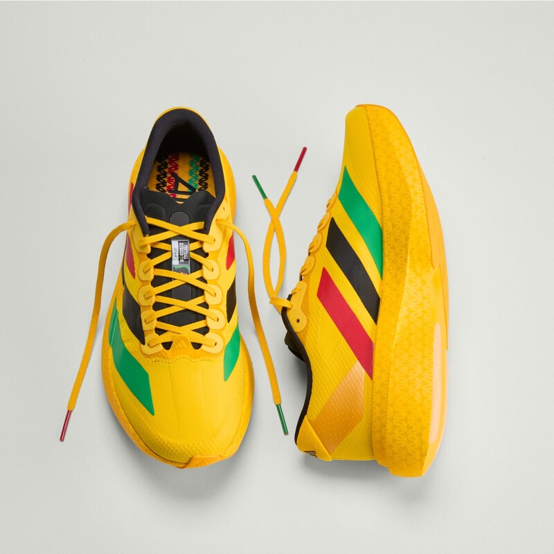 Bob Marley x adidas AdiZero EVO SL "Yellow Jamaika" | KJ3625