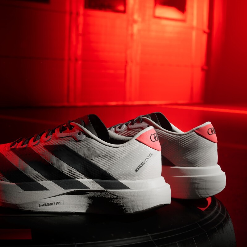 Audi Revolut F1 Team x adidas Adizero Evo SL "Chalk Pearl" | KJ3670 Audi Revolut F1 Team x adidas Adizero Evo SL "Chalk Pearl" | KJ3670