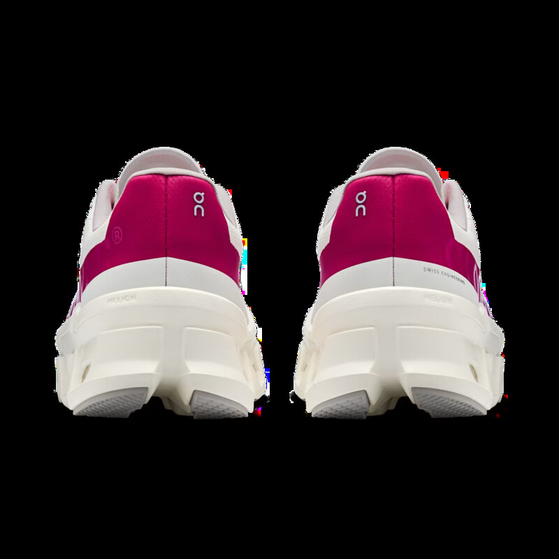 On Cloudmonster "Ivory/Grenadine" | 3WD10104038
