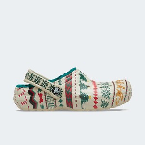 Crocs Classic Lined Fair Isle Clog "Bone" | 212050-2Y2