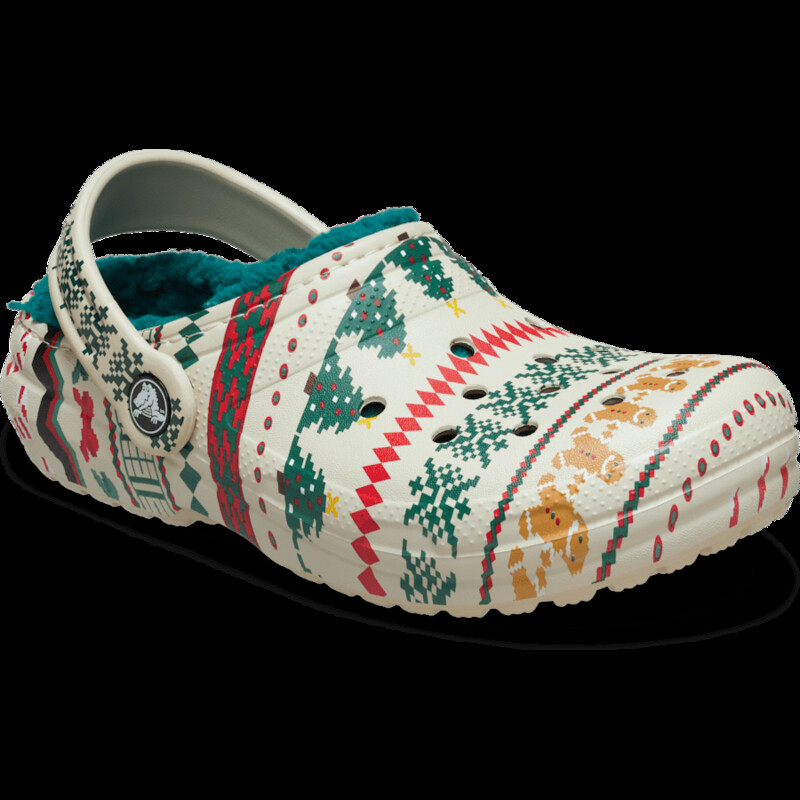 Crocs Classic Lined Fair Isle Clog "Bone" | 212050-2Y2