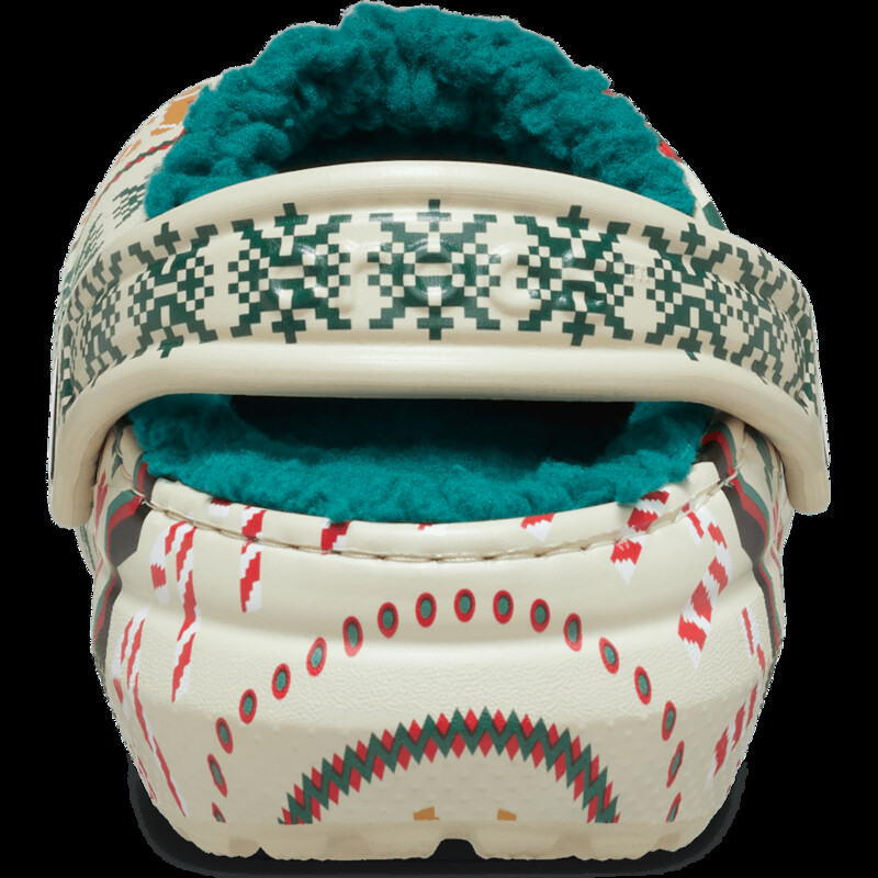 Crocs Classic Lined Fair Isle Clog "Bone" | 212050-2Y2