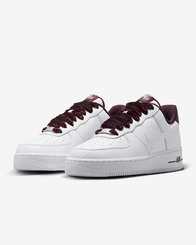 Nike Air Force 1 Low Velvet Lace Pack "Burgundy" | HV4403-600