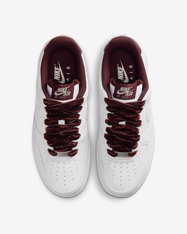 Nike Air Force 1 Low Velvet Lace Pack "Burgundy" | HV4403-600