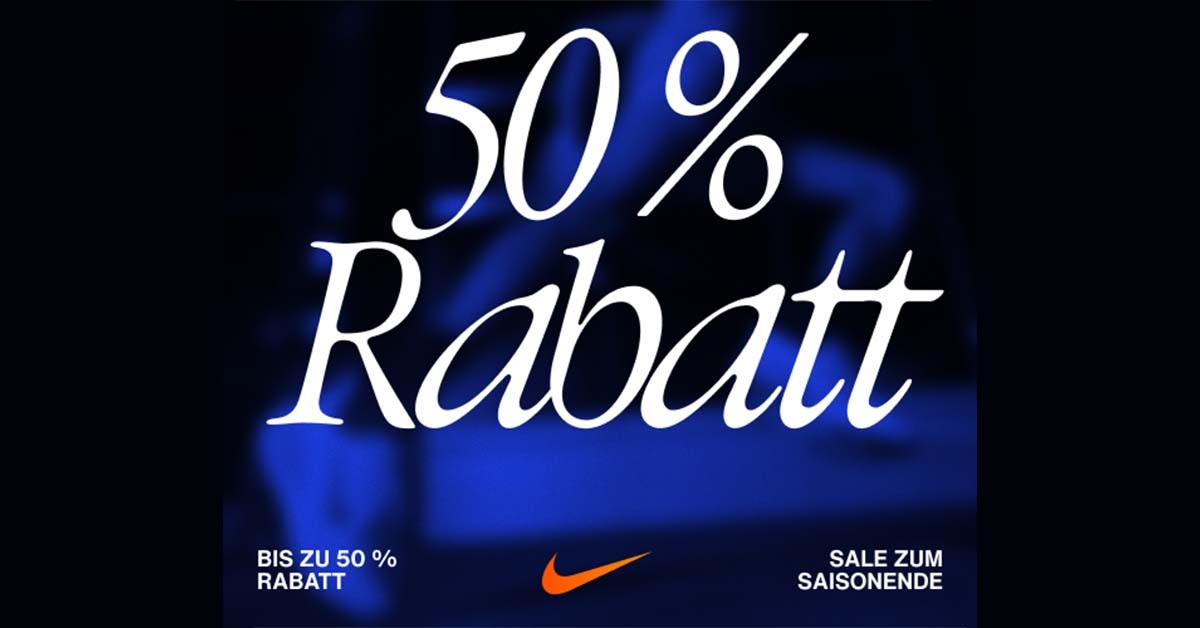 Nike Sale: Jetzt Bis zu 50% Rabatt!