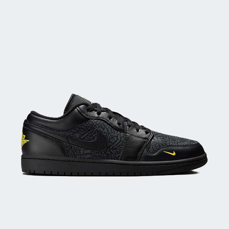Air Jordan 1 Low "Black Elephant Print" | IM6568-010