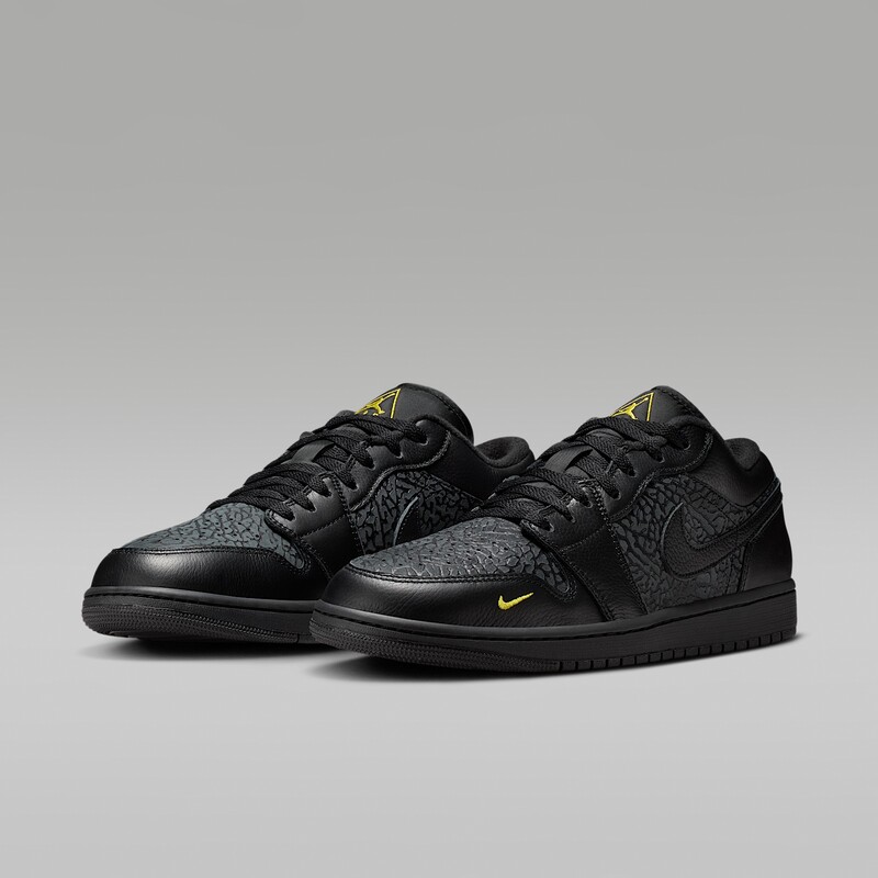 Air Jordan 1 Low "Black Elephant Print" | IM6568-010