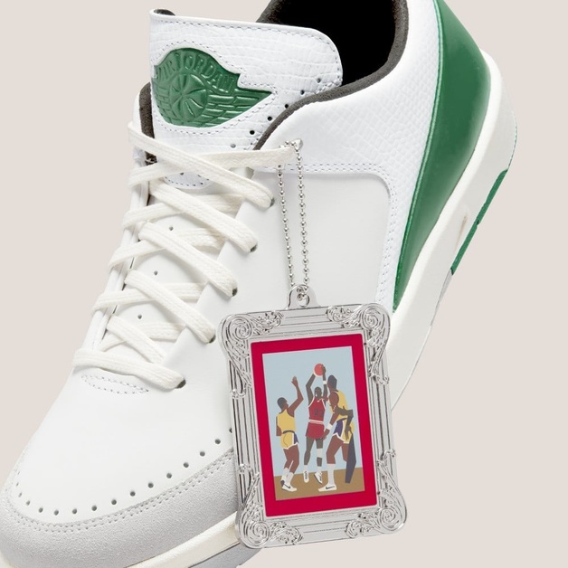 Ein zweiter Air Jordan 2 SE von Nina Chanel Abney als Low-Version