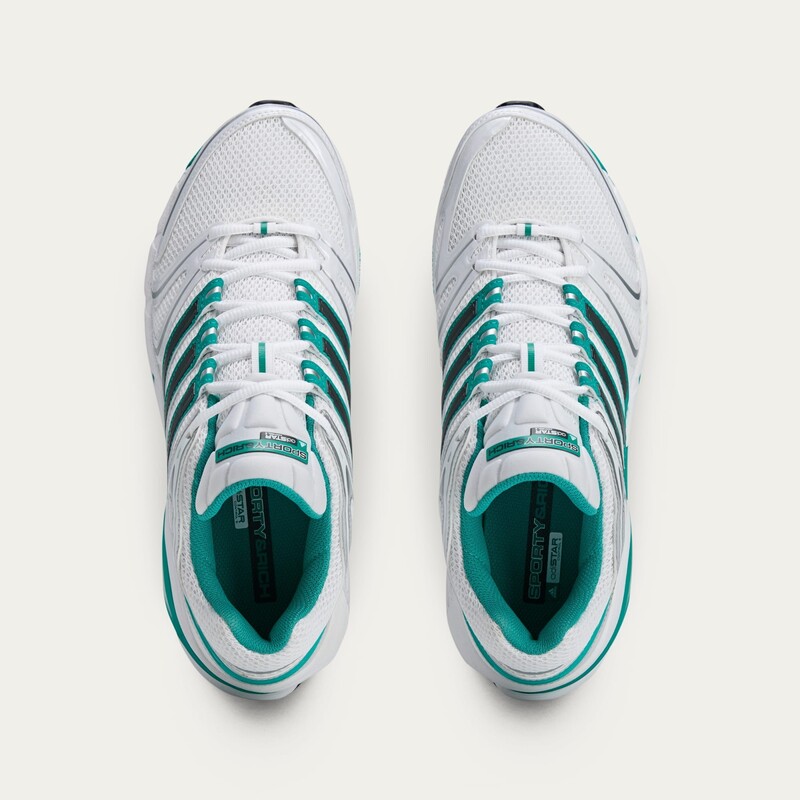 Sporty & Rich x adidas Adistar Control 5 "White/Pure Teal" | IH9707