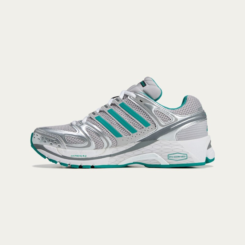 Sporty & Rich x adidas Adistar Control 5 "Silver/Pure Teal" | IH9708