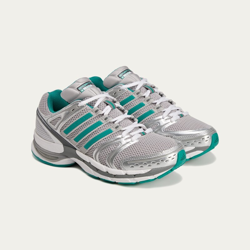 Sporty & Rich x adidas Adistar Control 5 "Silver/Pure Teal" | IH9708