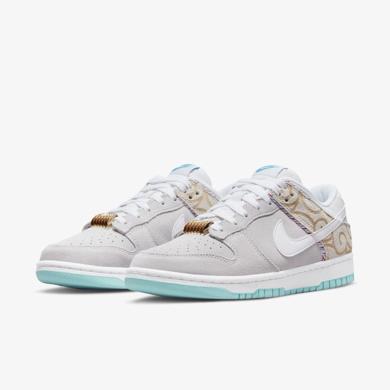 Nike Dunk Low Barber Shop Grey | DH7614-500