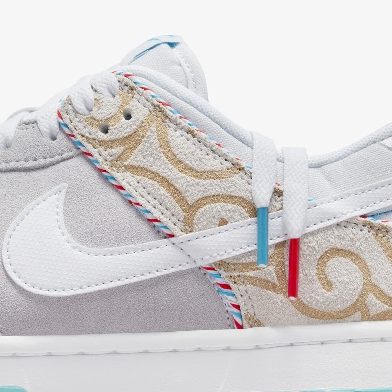 Nike Dunk Low Barber Shop Grey | DH7614-500