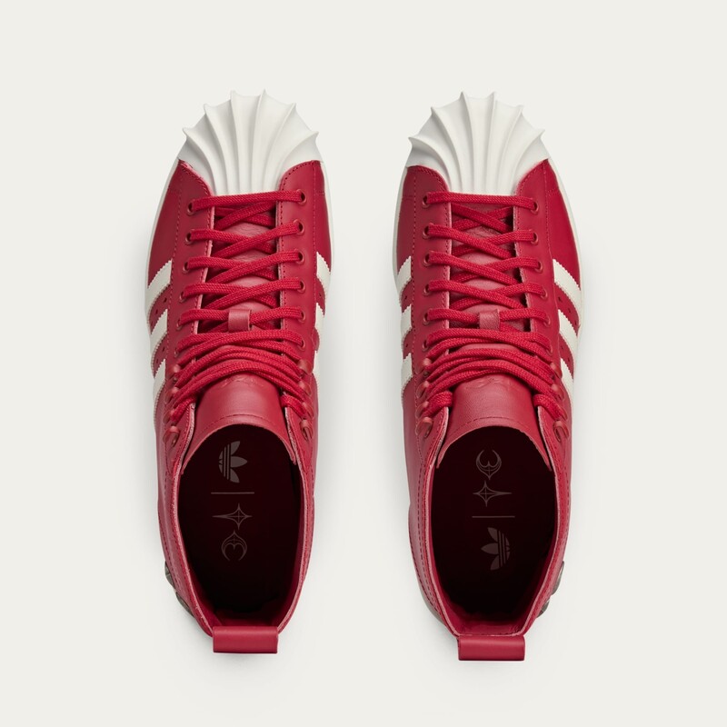 Thug Club x adidas Superstar Luxe "Red" | JP6518
