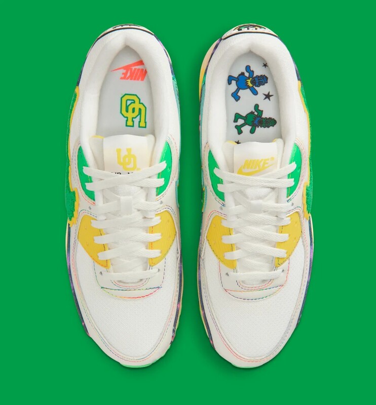 Grateful Dead x University of Oregon x Nike Air Max 90 "Grateful Ducks" | IM2511-100