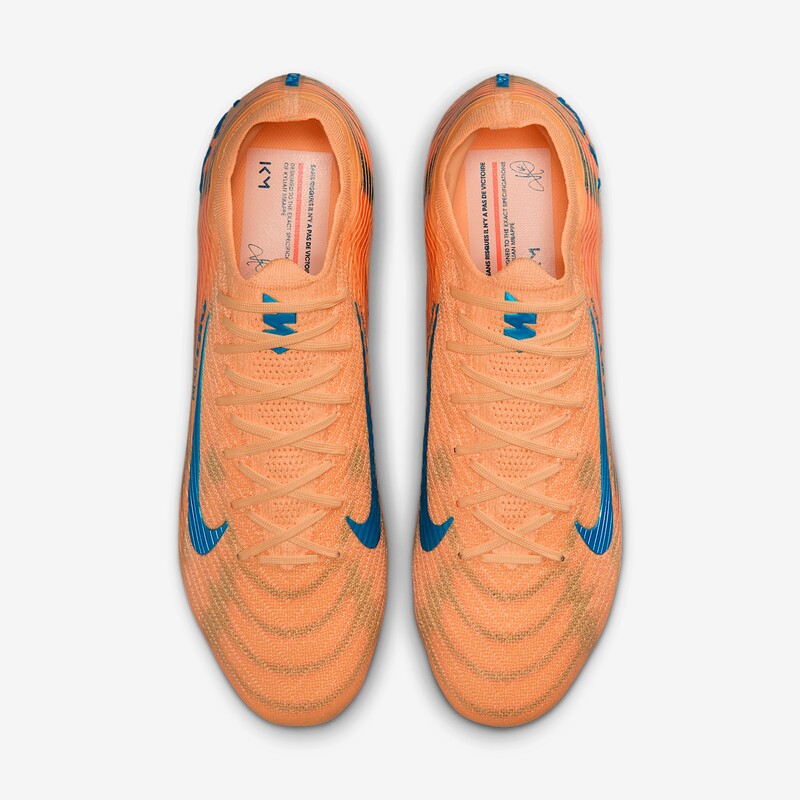 Kylian Mbappé x Nike Mercurial Vapor 16 Elite AG "Melon Tint"' | IO0927-800