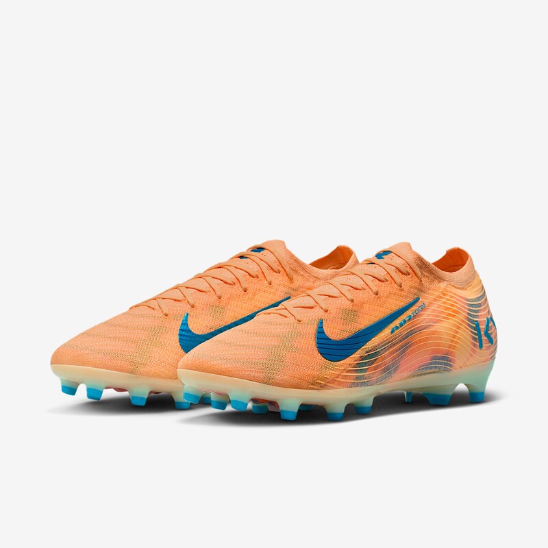 Kylian Mbappé x Nike Mercurial Vapor 16 Elite AG "Melon Tint"' | IO0927-800