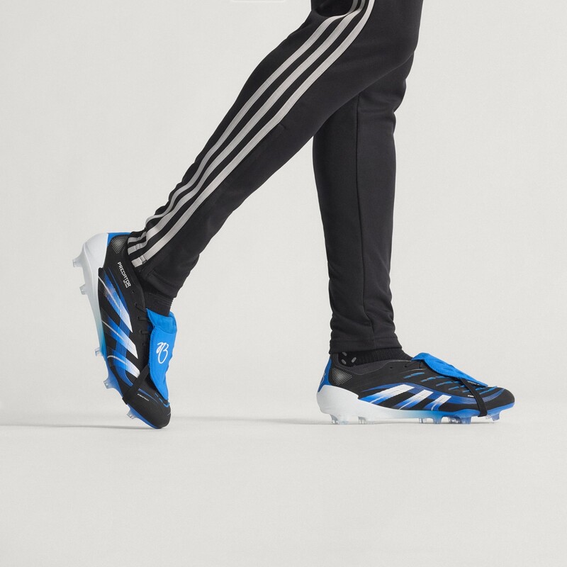 Jude Bellingham x adidas Predator Elite Fold-Over Tongue FG "Glow Blue" | JS3106