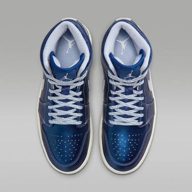 Air Jordan 1 Mid SE "Metallic Blue Quilted" | IM5128-001