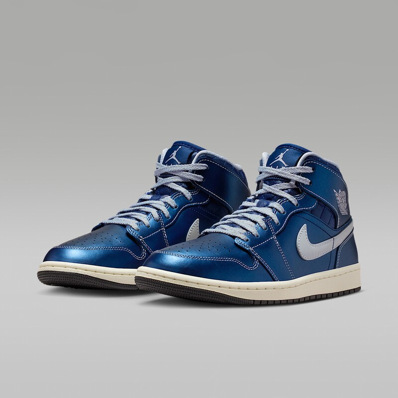 Air Jordan 1 Mid SE "Metallic Blue Quilted" | IM5128-001