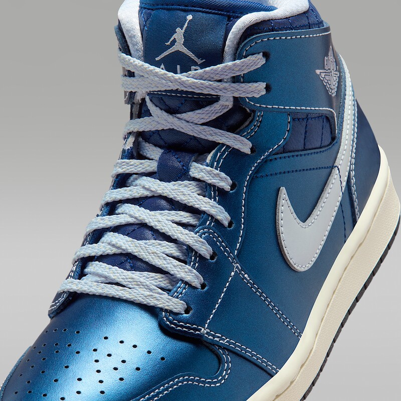 Air Jordan 1 Mid SE "Metallic Blue Quilted" | IM5128-001