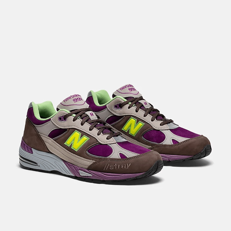 Stray Rats x New Balance 991 Brown/Purple | M991SRG