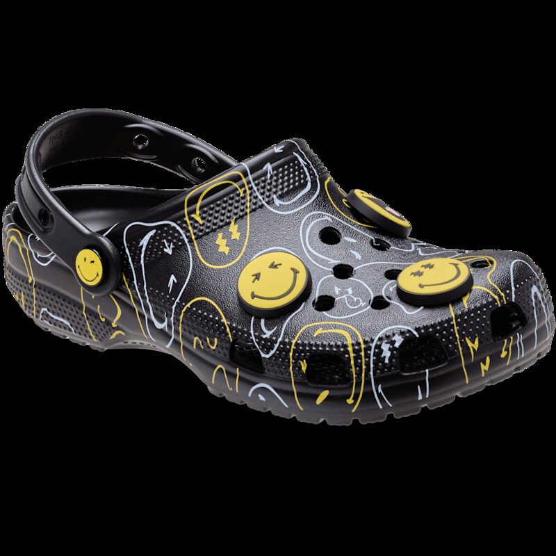 SmileyWorld x Crocs Classic Clog "Black" | 211693-90H SmileyWorld x Crocs Classic Clog "Black" | 211693-90H