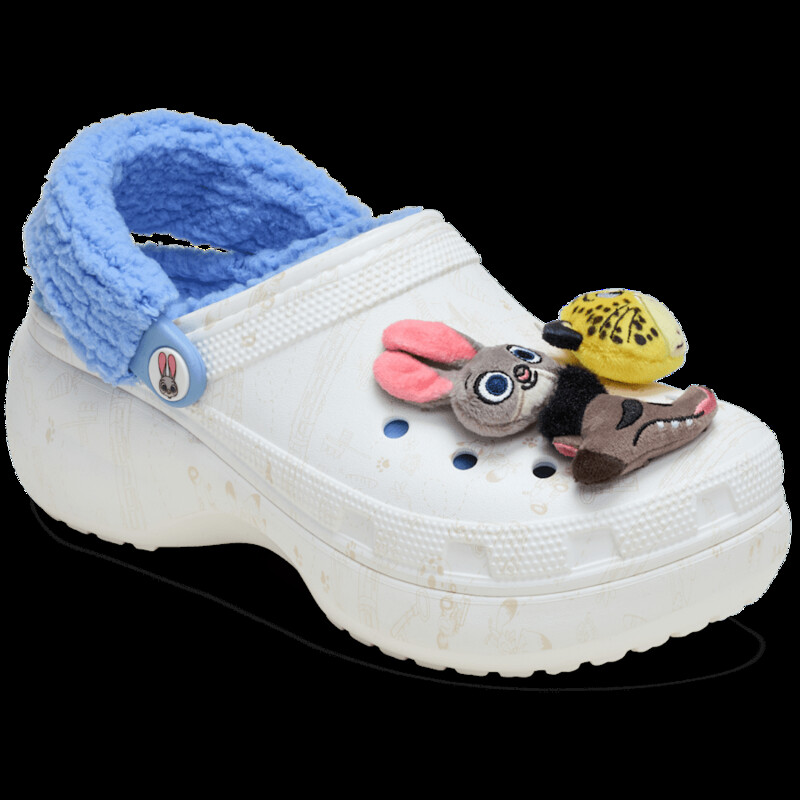 Disney Zootopia 2 x Crocs Classic Platform Lined Clog "White" | 211751-90H