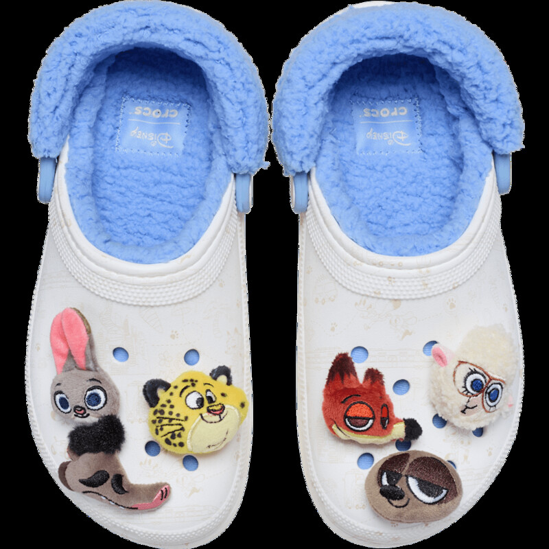 Disney Zootopia 2 x Crocs Classic Platform Lined Clog "White" | 211751-90H