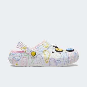 SmileyWorld x Crocs Classic Lined Clog "White" | 211696-90H