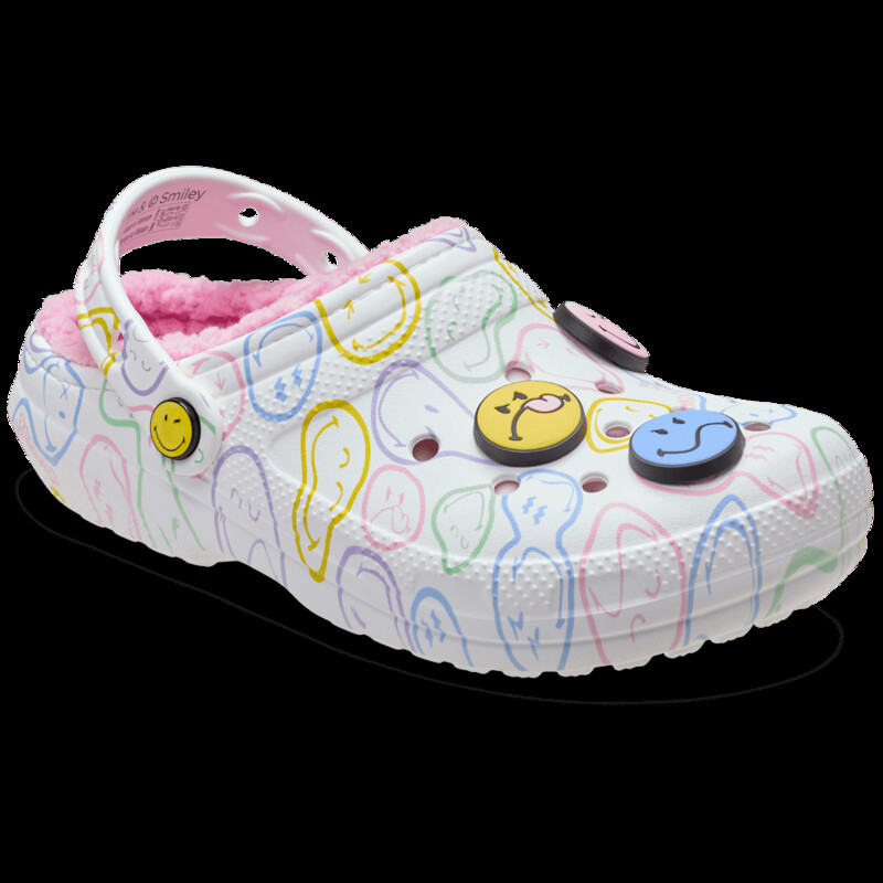 SmileyWorld x Crocs Classic Lined Clog "White" | 211696-90H SmileyWorld x Crocs Classic Lined Clog "White" | 211696-90H