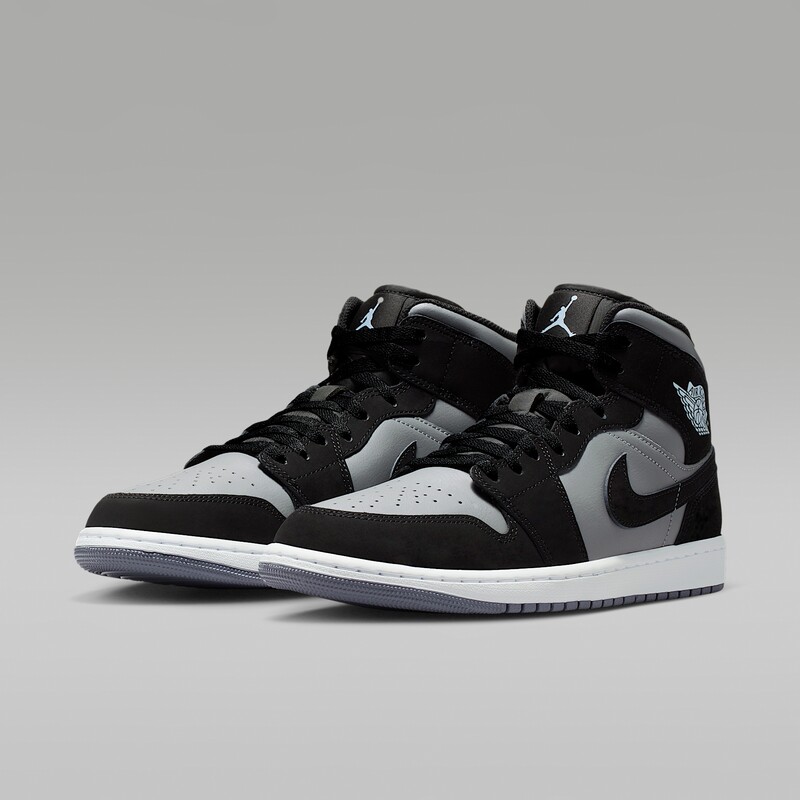 Air Jordan 1 Mid "Black/Grey" | IU7672-001
