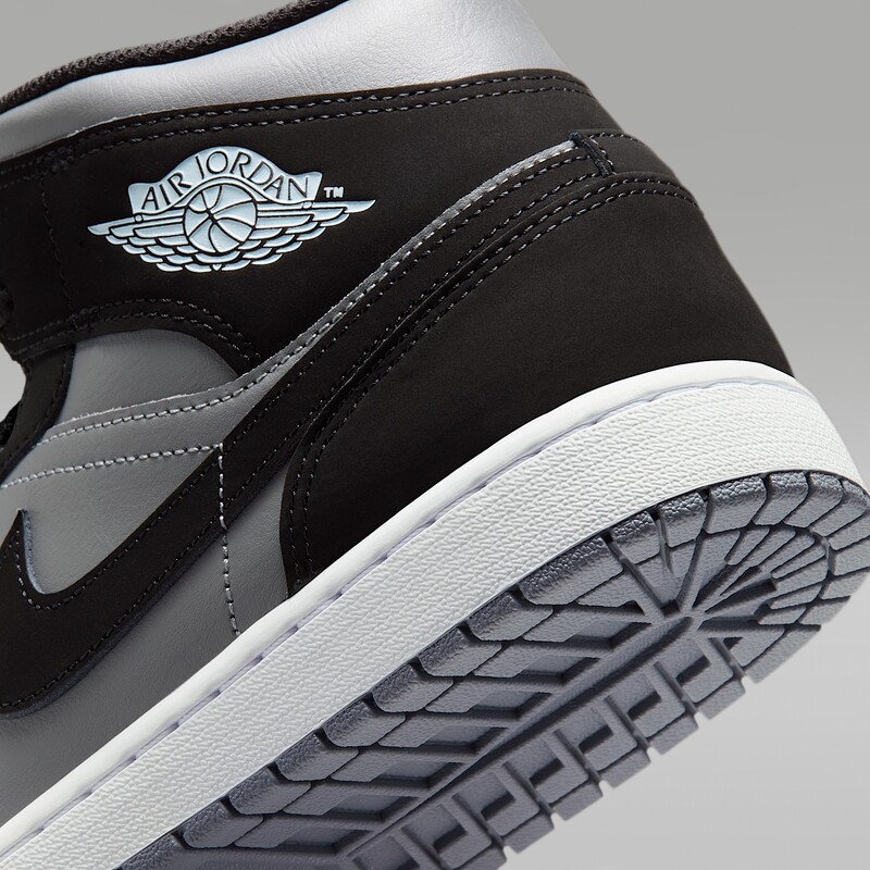 Air Jordan 1 Mid "Black/Grey" | IU7672-001