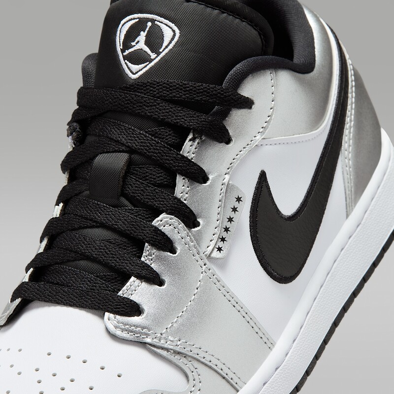 Air Jordan 1 Low Tiempo "Metallic Silver" | IR2278-100