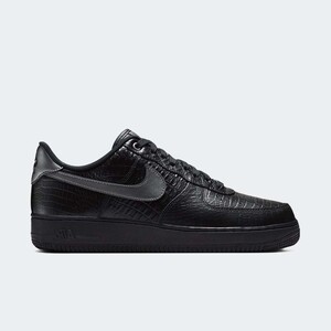 Nike Air Force 1 Low "Triple Black Croc" | IV6306-010