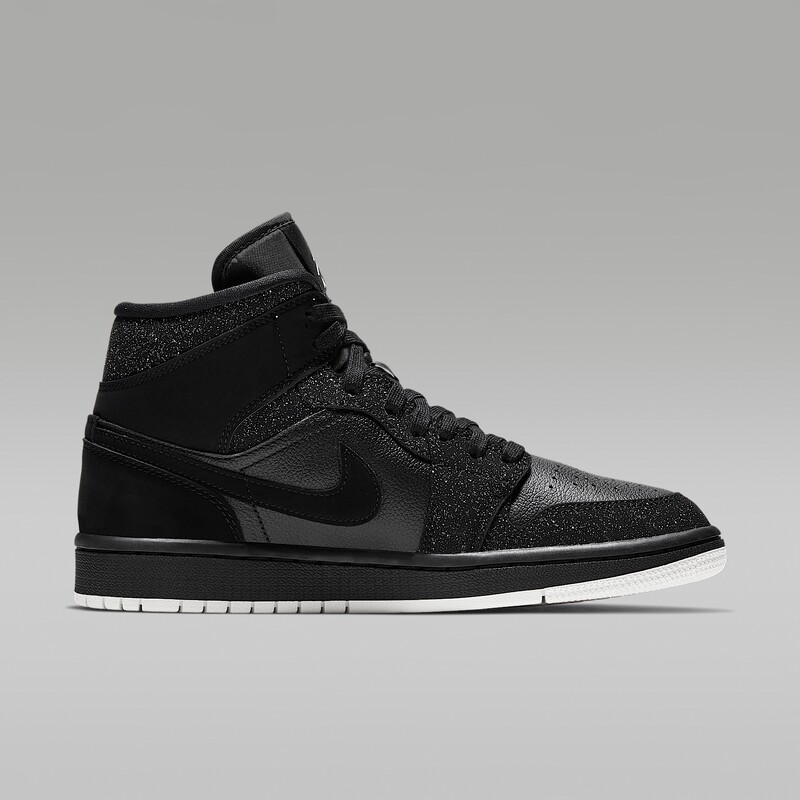 Air Jordan 1 Mid "Glitter Phantom" | BQ6472-001