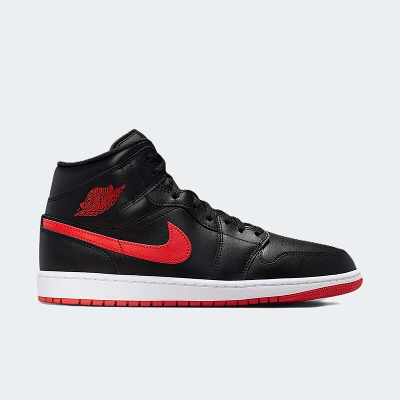 Air Jordan 1 Mid "Black/Red" | DQ8426-005 Air Jordan 1 Mid "Black/Red" | DQ8426-005